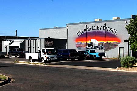 Deer Valley Diesel Mural, Phoenix, Diesel Truck Repair Shop
